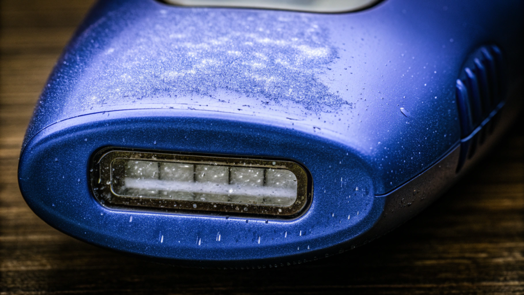 The Secret Battle: Why Your Choice of Hair Removal Device Matters More Than You Think (Braun Pro 5 vs. Ulike Air 10 Review) 2 hyper realistic product photography macro close u 1 BioNutritionals Advanced | Elite Biohacking, Longevity Tech & Supplement Reviews